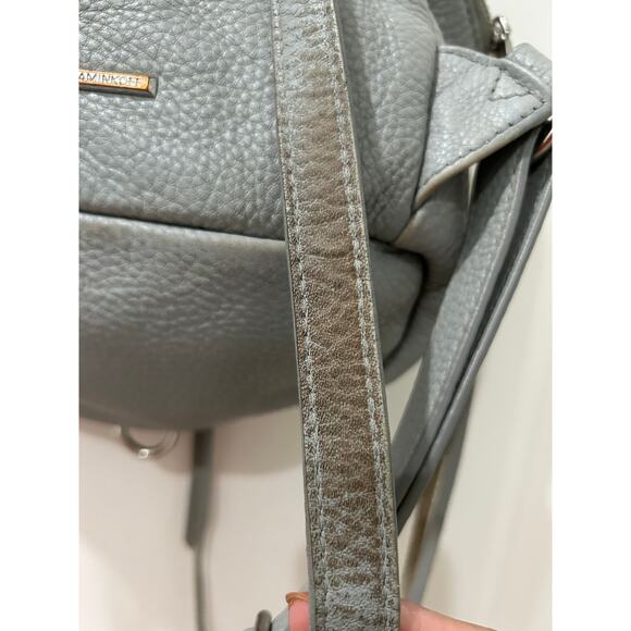 Rebecca Minkoff Julian Tassels Gray Leather Backpack